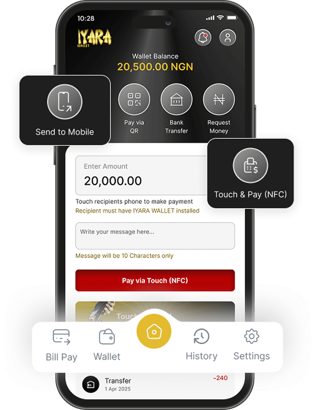 Iyara NFC Transactions